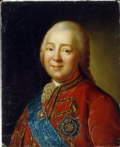 Retrato do general um conde Nikita Ivanovich Panin (1718-1783). (Retrato do General Conde N. I. Panin). Pintura de Vladimir Lukich Borovikovsky (ou Borovikovski) (1757-1825), óleo sobre papelão, final do século XVIII, arte russa. Museu Estatal de Arte do Q de Vladimir Lukich Borovikovsky