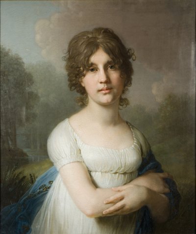 Retrato da condessa Yekaterina Gavriilovna Gagarina 1783-1861, 1801 de Vladimir Lukich Borovikovsky