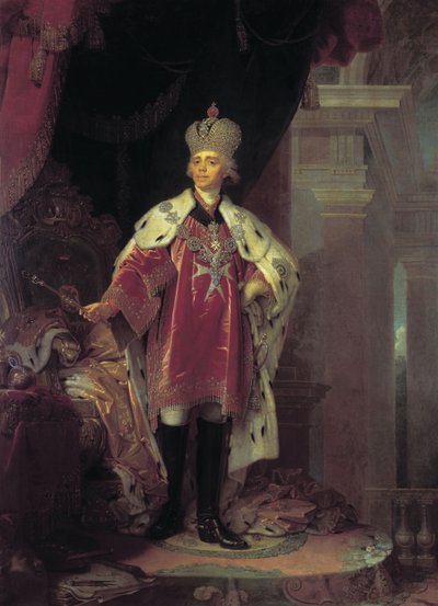 Retrato de Paulo I, 1800 de Vladimir Lukich Borovikovsky