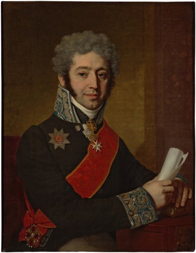 Retrato do príncipe Alexei Alexeyevich Dolgoruky 1775-1834, 1811 de Vladimir Lukich Borovikovsky