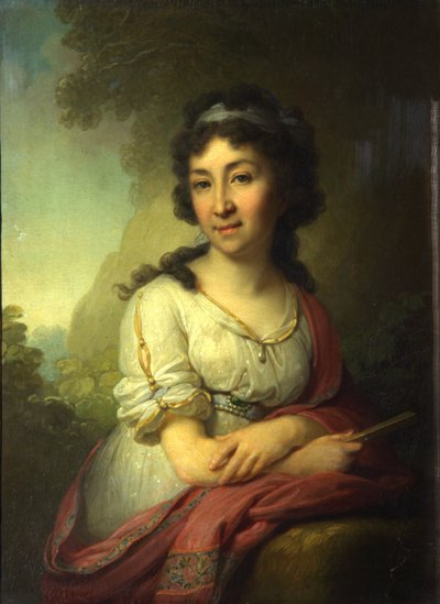 Retrato de Yekaterina Vasilyevna Torsukova, 1795 de Vladimir Lukich Borovikovsky