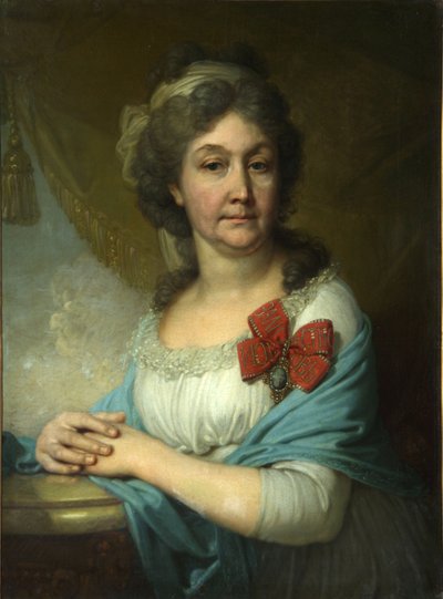 Retrato da baronesa Varvara Vasilyeva, 1800 de Vladimir Lukich Borovikovsky