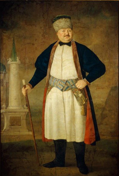 Retrato de Pavel Yakovlevich Rudenko, 1778 de Vladimir Lukich Borovikovsky