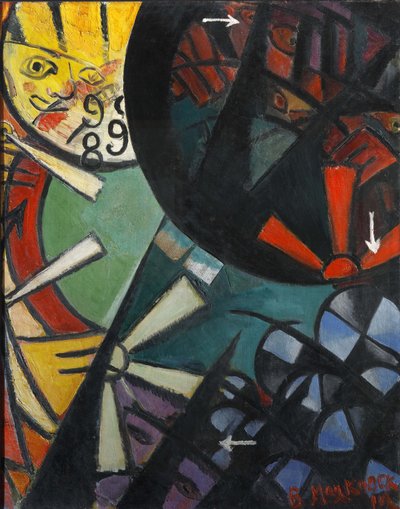Ferrovia da Roleta, 1915. de Vladimir Vladimirovich Mayakovsky