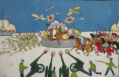 Oh, seu alemão! ... Cartaz, 1914 de Vladimir Mayakovsky