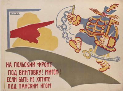 Para a Frente Polonesa!, 1920. de Vladimir Vladimirovich Mayakovsky