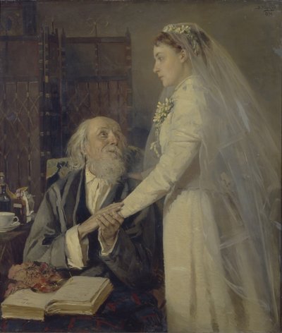 Antes do casamento. Adeus, 1894 de Vladimir Yegorovich Makovsky