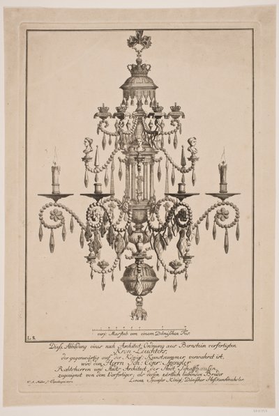 Um lustre de W.A. Müller