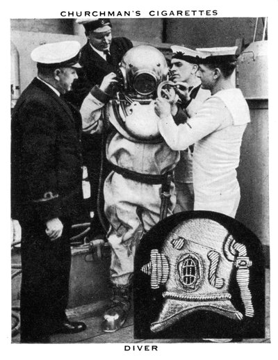 Mergulhador, 1937. de WA and AC Churchman