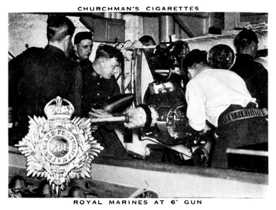 Fuzileiros navais reais em 6 Gun, 1937. de WA and AC Churchman