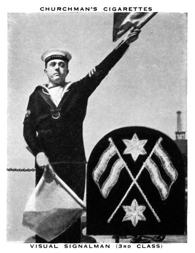 Visual Signalman, 3a classe, 1937. de WA and AC Churchman