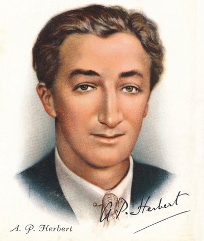 AP Herbert, 1937. Artistas: Desconhecido, WD & HO Wills. de WD and HO Wills