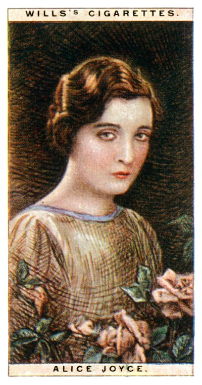 Alice Joyce 1890-1955, atriz americana, 1928. de WD and HO Wills