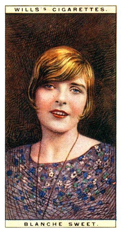 Blanche Sweet 1896-1986, atriz americana, 1928. de WD and HO Wills