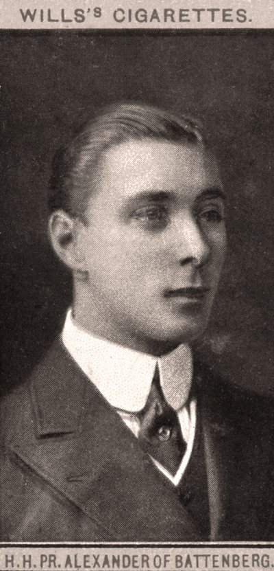 HH, PR. Alexandre de Battenberg, 1908. de WD and HO Wills