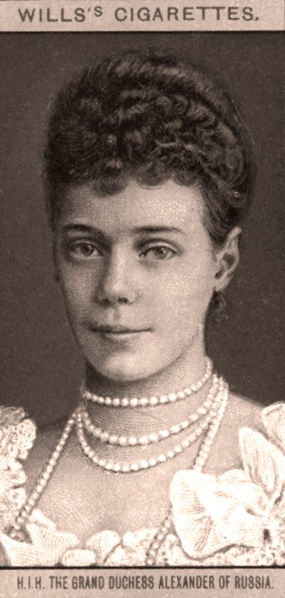 HIH A Grã-duquesa Alexandre da Rússia, 1908. de WD and HO Wills