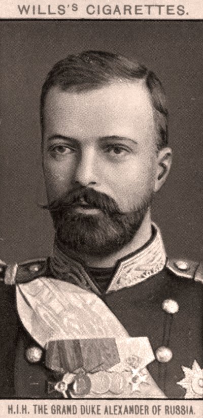O Grão-Duque Alexandre da Rússia, 1908. de WD and HO Wills