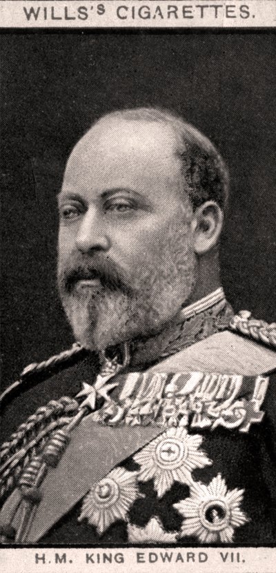 HM Rei Eduardo VII, 1908. de WD and HO Wills
