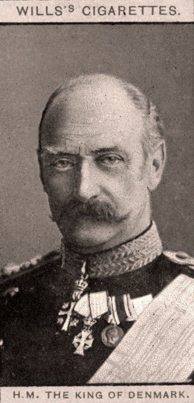 HM O rei da Dinamarca, 1908. de WD and HO Wills