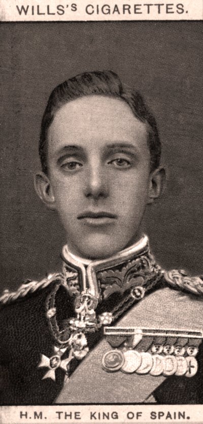HM O rei da Espanha, 1908. de WD and HO Wills