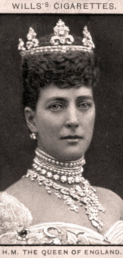 HM A rainha da Inglaterra, 1908. de WD and HO Wills