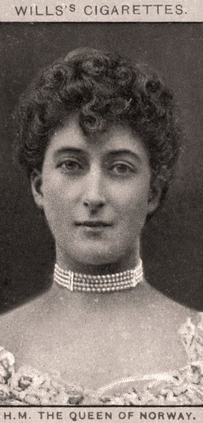 HM A rainha da Noruega, 1908. de WD and HO Wills