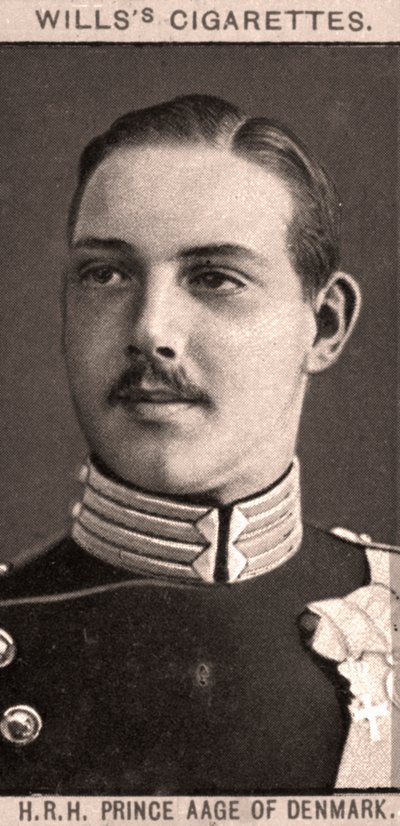 Príncipe Aage da Dinamarca, 1908. de WD and HO Wills