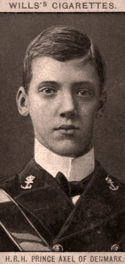 Príncipe Axel da Dinamarca, 1908. de WD and HO Wills
