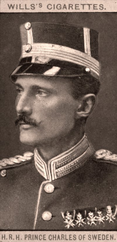 Príncipe Charles da Suécia, 1908. de WD and HO Wills