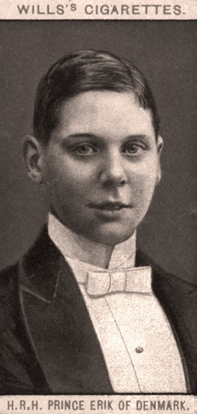 Príncipe Erik da Dinamarca, 1908. de WD and HO Wills