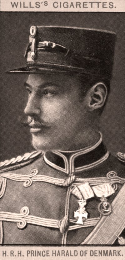 Príncipe Harold da Dinamarca, 1908. de WD and HO Wills