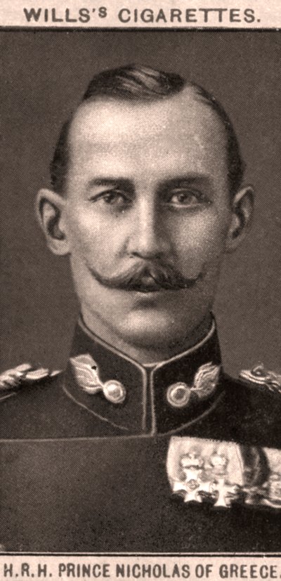 H.R.H Príncipe Nicolau da Grécia, 1908. de WD and HO Wills