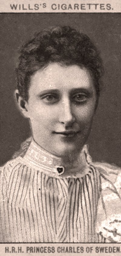 HRH Princesa Carlos da Suécia, 1908. de WD and HO Wills