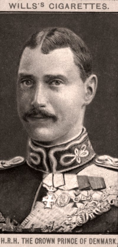 HRH O príncipe herdeiro da Dinamarca, 1908. de WD and HO Wills