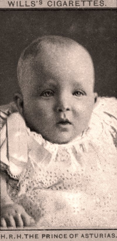 HRH O Príncipe das Astúrias, 1908. de WD and HO Wills