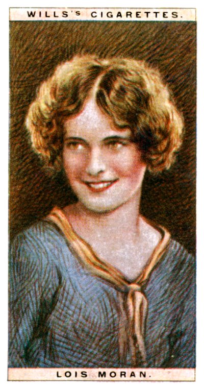 Lois Moran 1909-1990, atriz americana, 1928. de WD and HO Wills