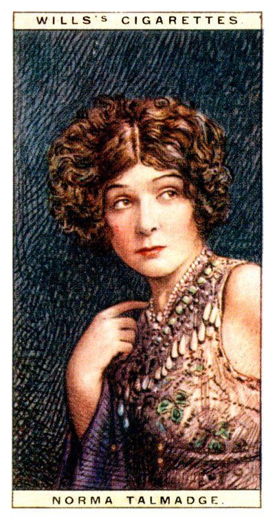 Norma Talmadge 1893-1957, atriz americana, 1928. de WD and HO Wills