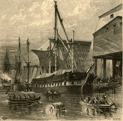 "Navy Yard", 1874.   de W.H. Morse