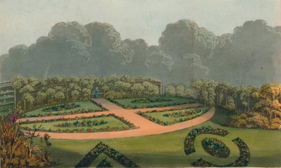 "Frontispício para o Manual dos Floristas", 1822 de WH Timms