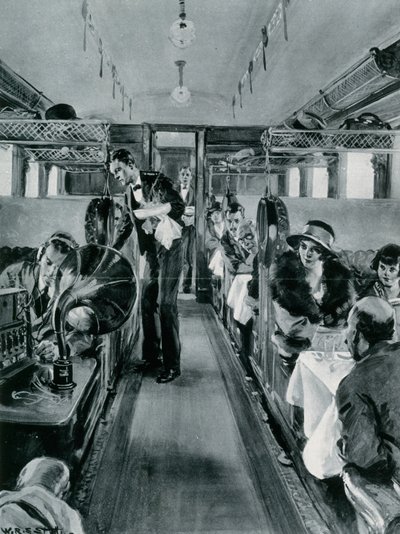 Rádio no trem de W.R.S. Stott