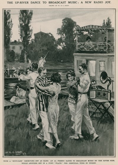 The Up-River Dance para Broadcast Music: uma nova alegria de rádio de W.R.S. Stott