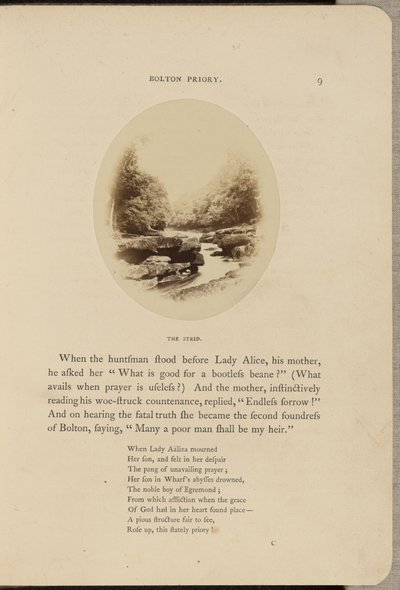Bolton Priory; The Strid de W.R. Sedgfield