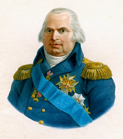 Luís XVIII, Rei de França, século XIX. de W Evans