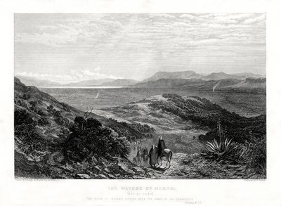 As águas do Merom, Palestina, 1887 de W. Forrest