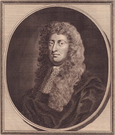 Retrato do político inglês William Russell, Lord Russell (1639-1683), gravura em cobre de John Goldar (1729-1795) de pintura de G Kneller de John Ward Dunsmore