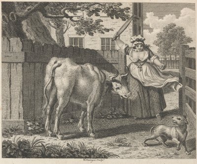 A Cozinheira, o Cook-Maid, o Turnspit, e o Boi de W. Grainger