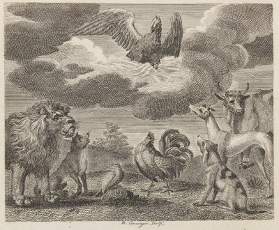 A Águia, e a Assembleia de Animais de W. Grainger
