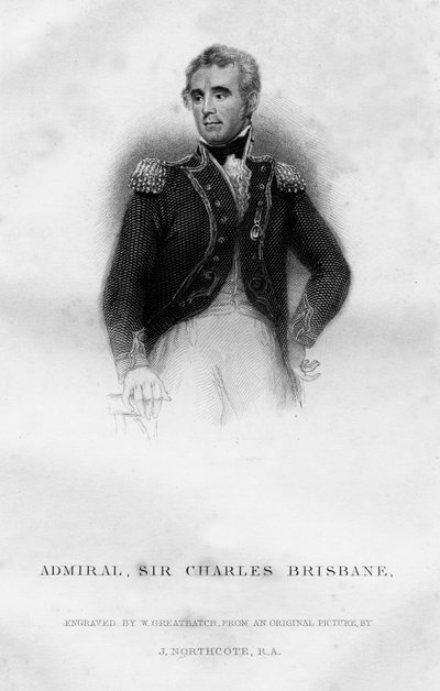 Almirante Sir Charles Brisbane 1769-1829, 1837. de W. Greatbatch