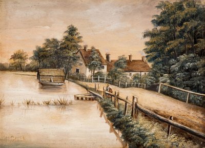 Piscina Longmore, Sutton Park, século XIX.   de W. Green