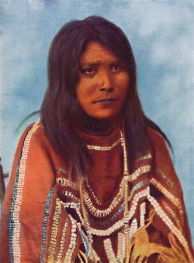 Uma mulher indiana Sarcee, 1912 de W. Hanson Boorne
